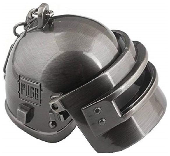 

Newvez PUBG Game Playerunknown s Battlegrounds Special-Forces Helmet Metallic Key Chain