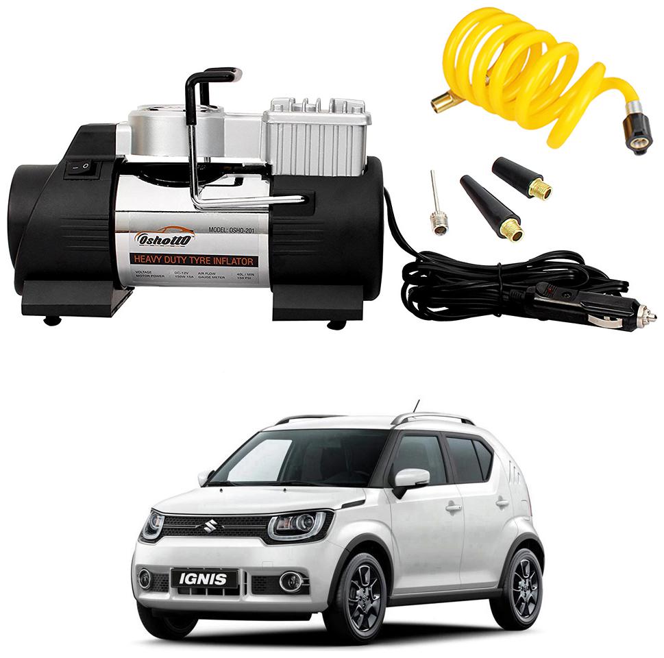

Oshotto 100W Copper Motor TYRE Inflator Compatible with Maruti Suzuki IGNIS