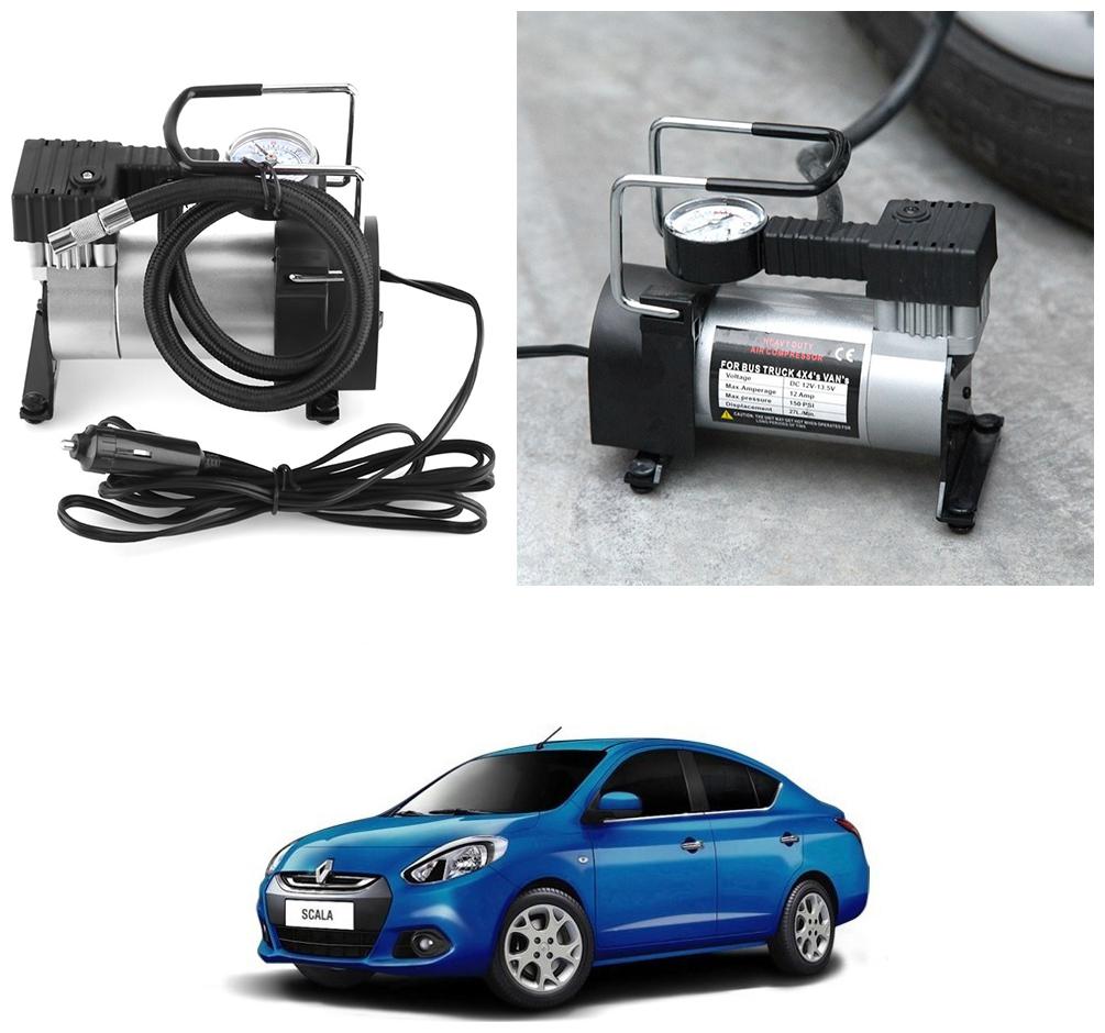 

Oshotto 12V Portable Car Electric Inflator Pump Air Compressor 150PSI Electric Tire Tyre Inflator Pump for Renault Scala Fluence