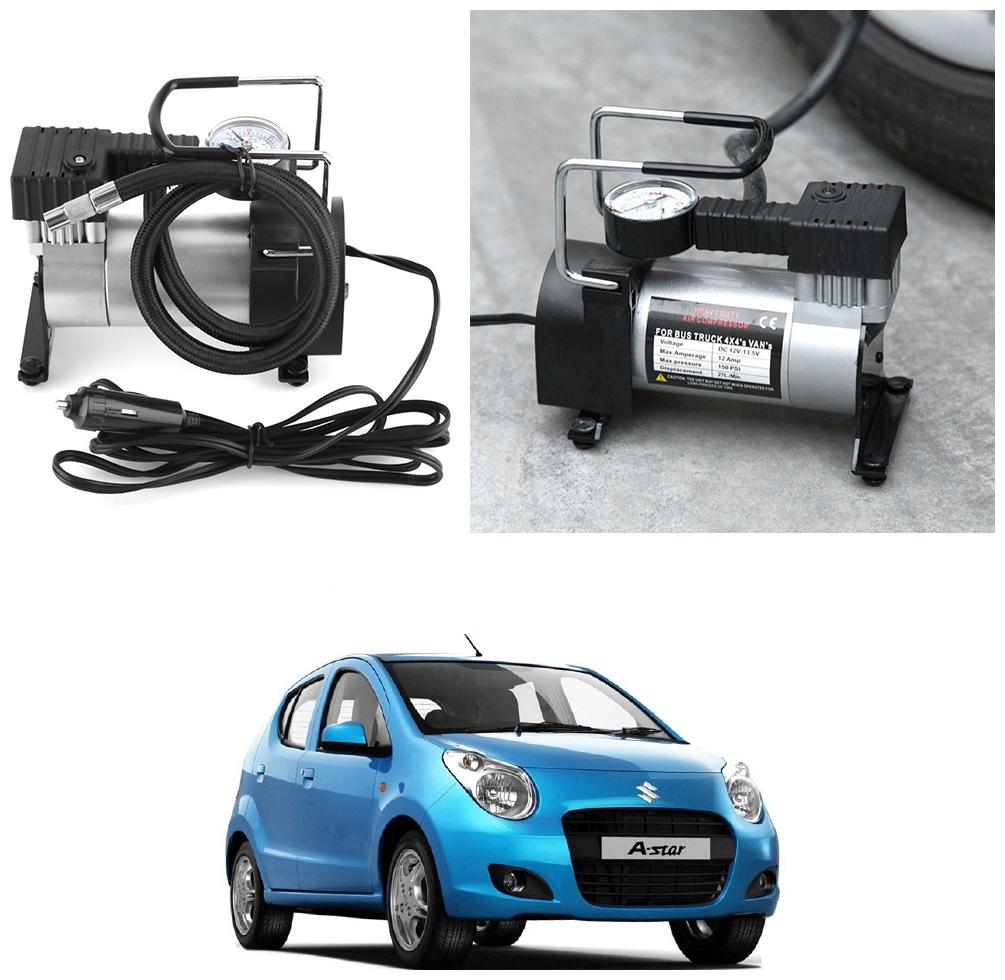 

Oshotto 12V Portable Car Electric Inflator Pump Air Compressor 150PSI Electric Tire Tyre Inflator Pump Compatible with Maruti Astar