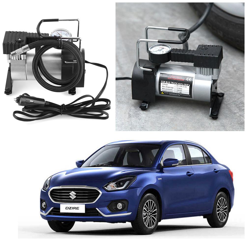 

Oshotto 12V Portable Car Electric Inflator Pump Air Compressor 150PSI Electric Tire Tyre Inflator Pump Compatible with Maruti Dzire
