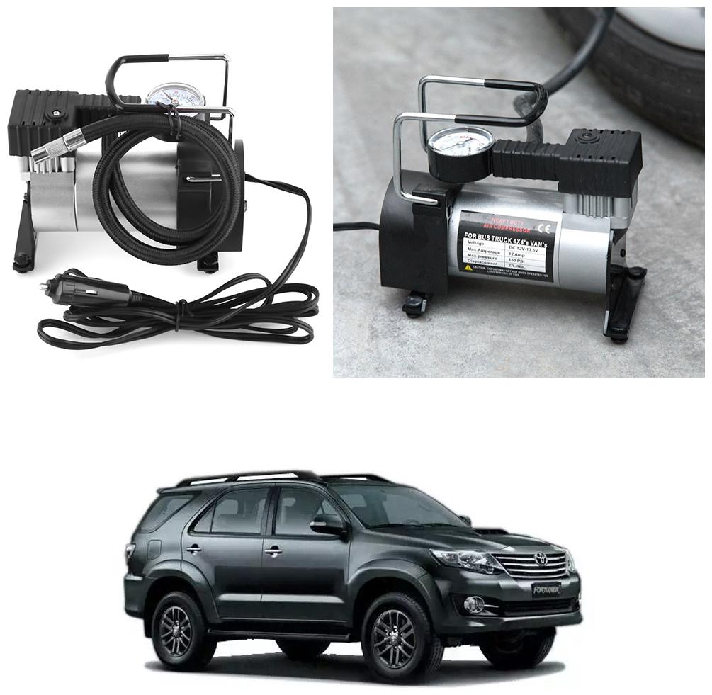 

Oshotto 12V Portable Car Electric Inflator Pump Air Compressor 150PSI Electric Tire Tyre Inflator Pump for Toyota Fortuner Old