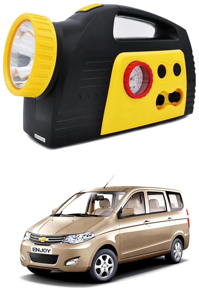 

Oshotto 300PSI 12V Tire air pump Compressor for Chevrolet Enjoy (Black Yellow)