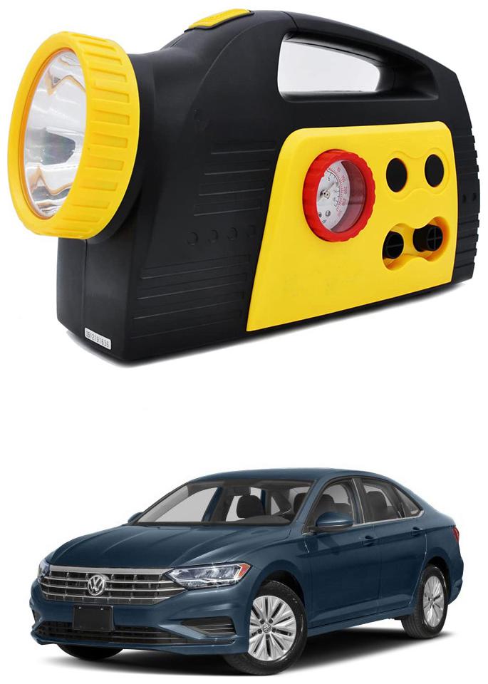 

Oshotto 300PSI 12V Tire air pump Compressor for Volkswagen Jetta (Black Yellow)