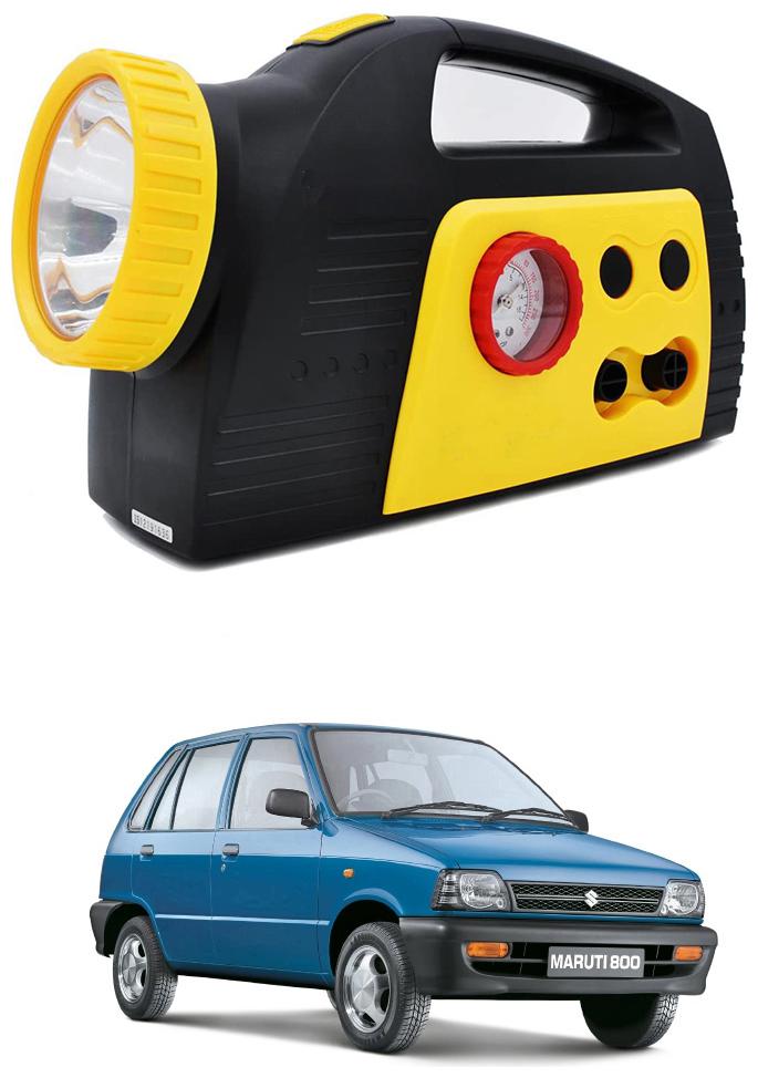 

Oshotto 300PSI 12V Tire air pump Compressor for Maruti Suzuki 800 (Black Yellow)