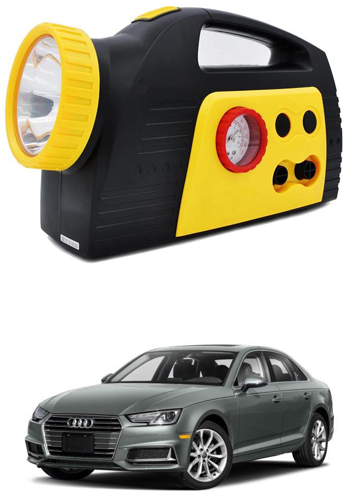 

Oshotto 300PSI 12V Tire air pump Compressor for Audi A4 (2010-2016) (Black Yellow)