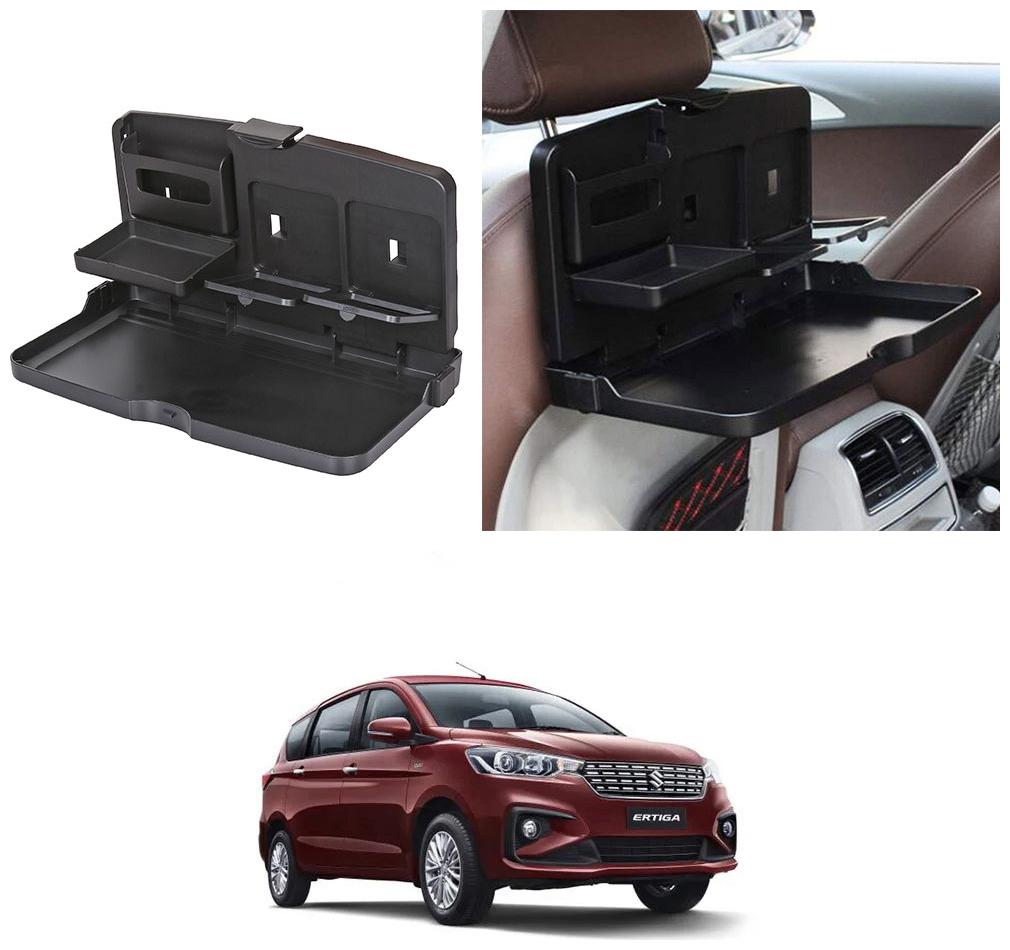 

Oshotto Car Backseat Food Travel Dining Meal Snaks Tray Cup Holder for Maruti Ertiga (Black) - 1 pc