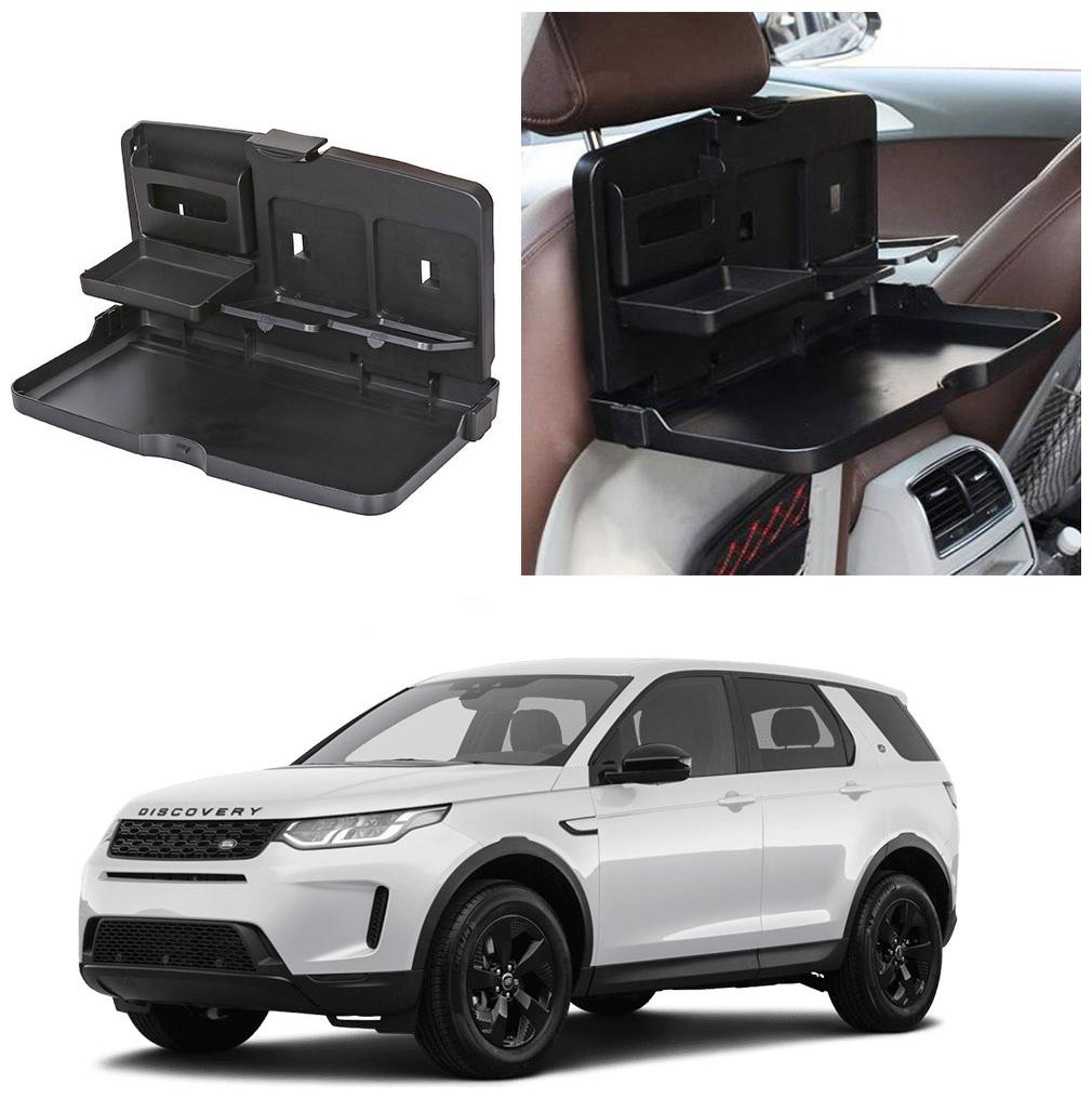 

Oshotto Car Backseat Food Travel Dining Meal Snaks Tray Cup Holder Compatible with Land rover Discovery Sport (Black) - 1 pc