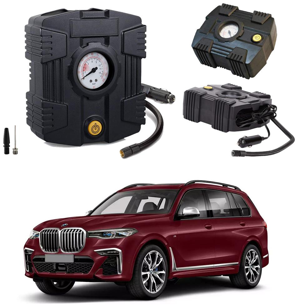 

Oshotto Compact Air Pump Tire Inflator Compressor 300PSI Compatible with BMW X7 (Black)