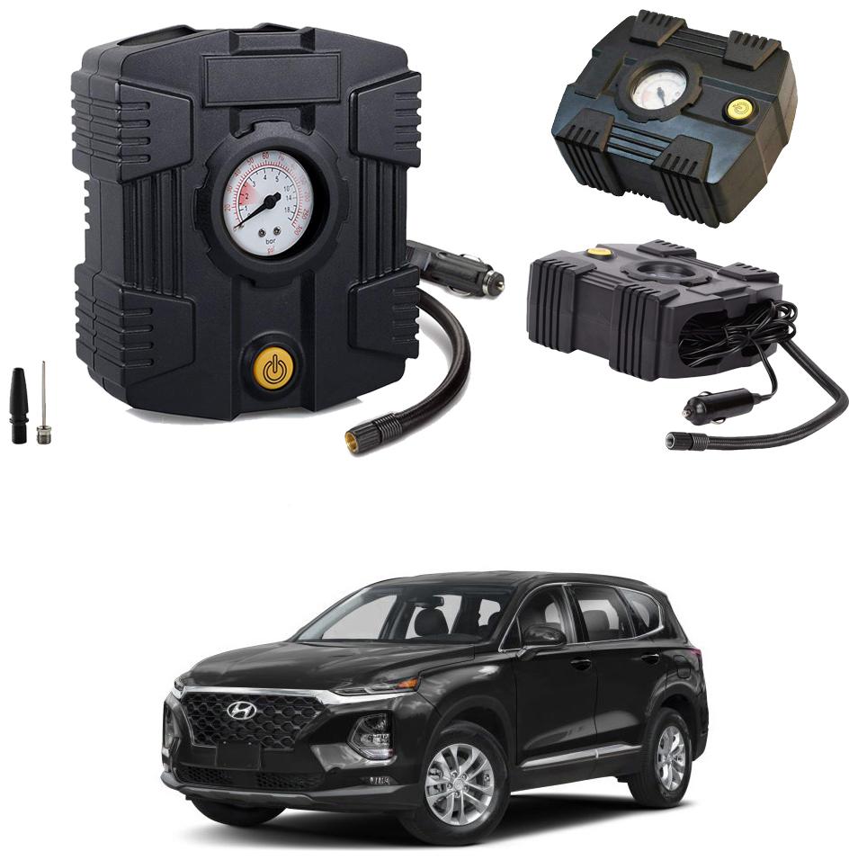 

Oshotto Compact Air Pump Tire Inflator Compressor 300PSI Compatible with Hyundai Santa Fe (Black)