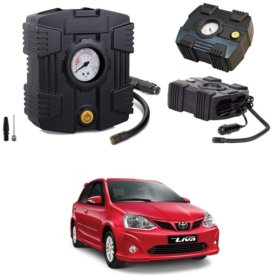 

Oshotto Compact Air Pump Tire Inflator Compressor 300PSI Compatible with Toyota Liva (Black)