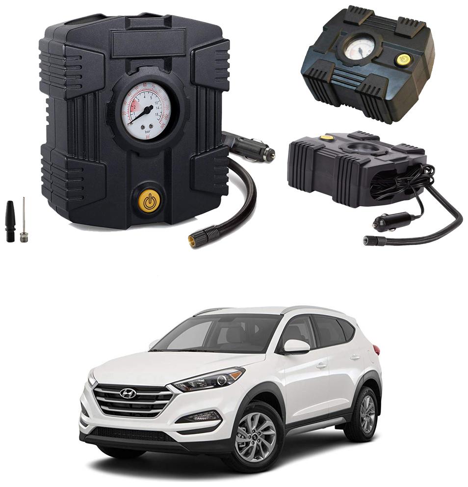 

Oshotto Compact Air Pump Tire Inflator Compressor 300PSI Compatible with Hyundai Tucson (Black)