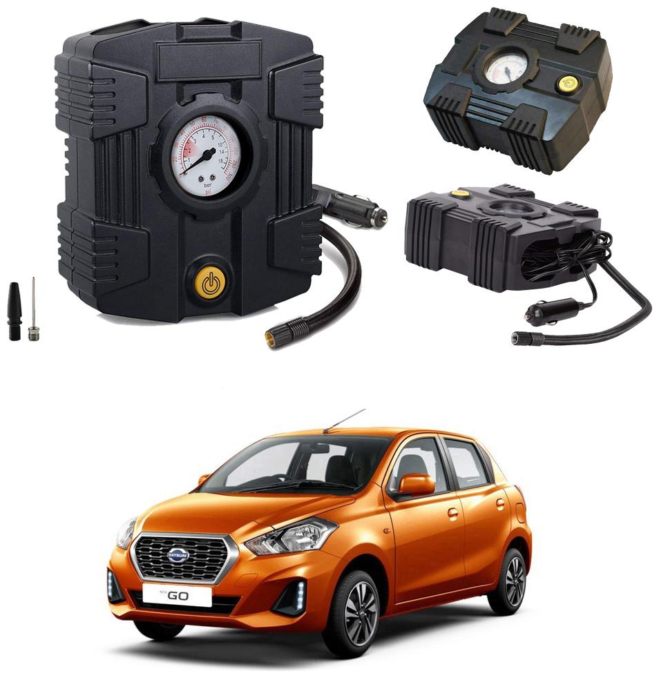 

Oshotto Compact Air Pump Tire Inflator Compressor 300PSI Compatible with Datsun GO Redi Go (Black)
