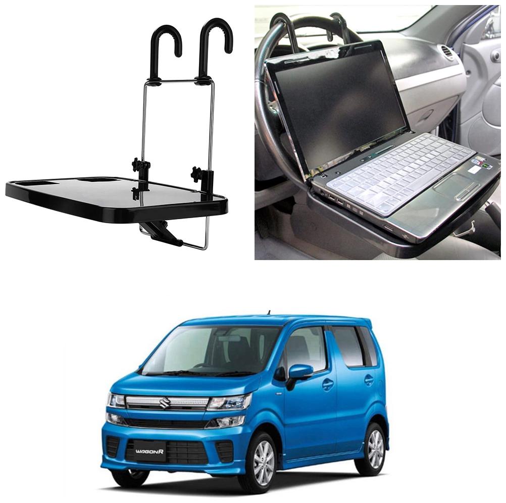 

Oshotto Foldable Laptop Tray Food Tray Cup holder Multi Functional Car Organiser for Maruti Suzuki Wagon-R 2019