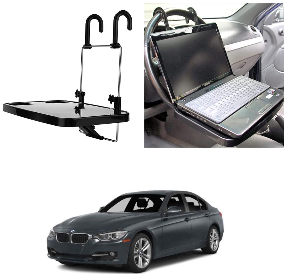 

Oshotto Foldable Laptop Tray Food Tray Cup holder Multi Functional Car Organiser for BMW 3 Series 2020