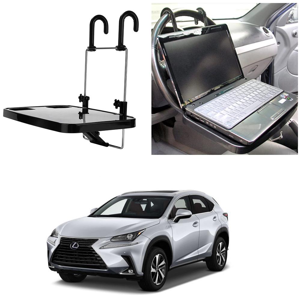 

Oshotto Foldable Laptop Tray Food Tray Cup holder Multi Functional Car Organiser for LEXUS NX