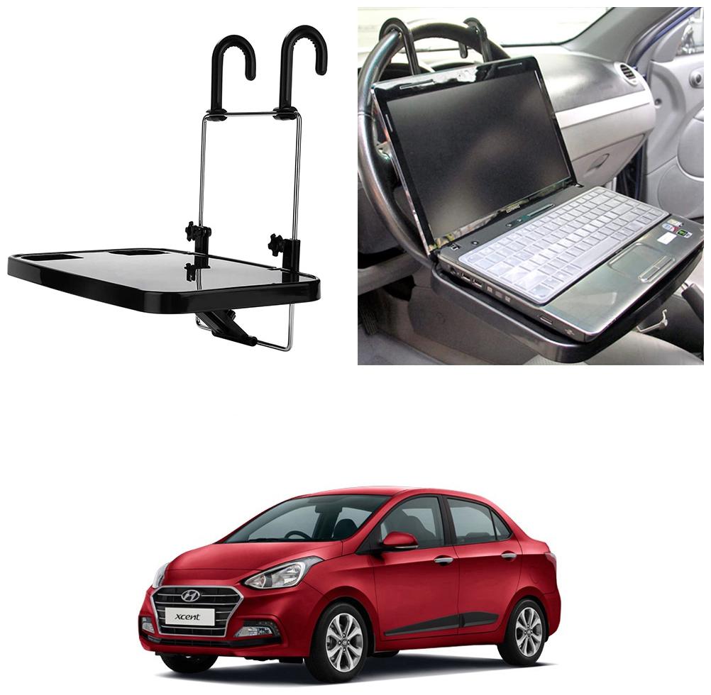 

Oshotto Foldable Laptop Tray Food Tray Cup holder Multi Functional Car Organiser for Hyundai Xcent
