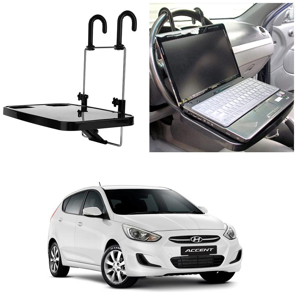 

Oshotto Foldable Laptop Tray Food Tray Cup holder Multi Functional Car Organiser for Hyundai Accent