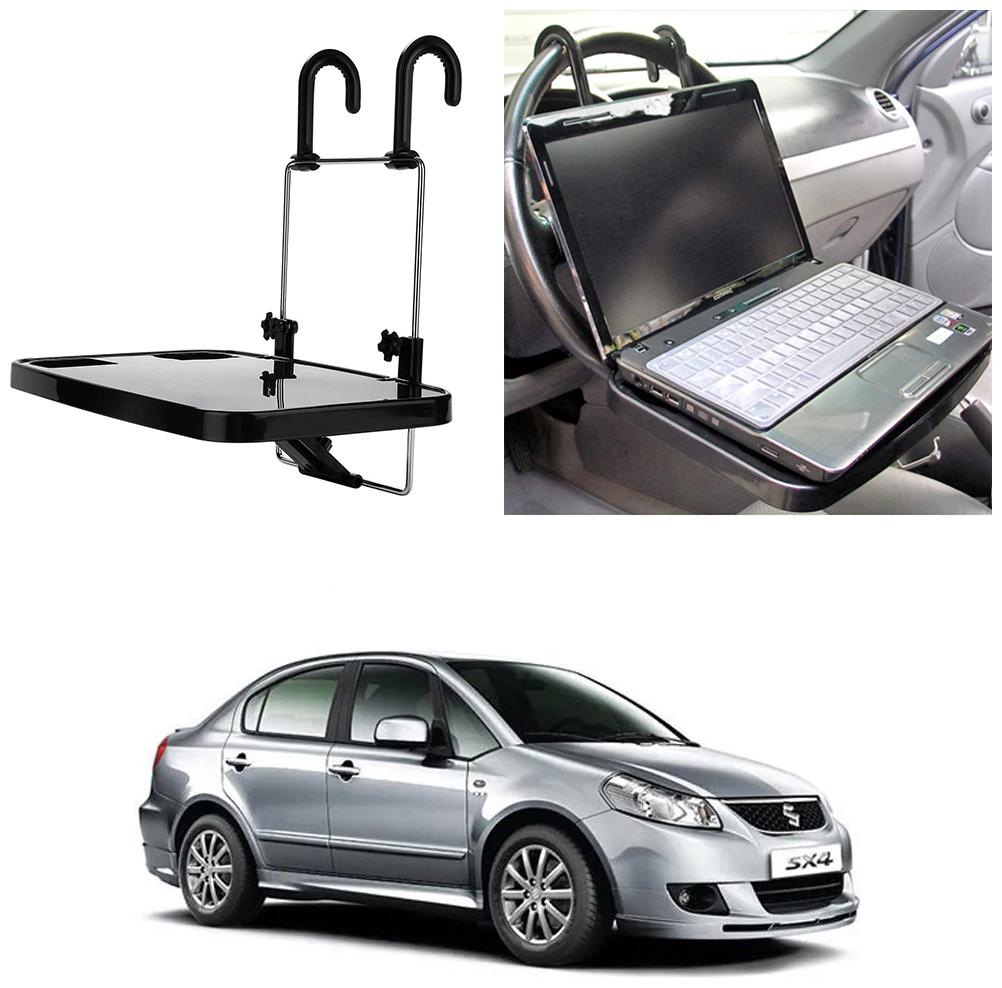 

Oshotto Foldable Laptop Tray Food Tray Cup holder Multi Functional Car Organiser for Maruti Suzuki Sx4