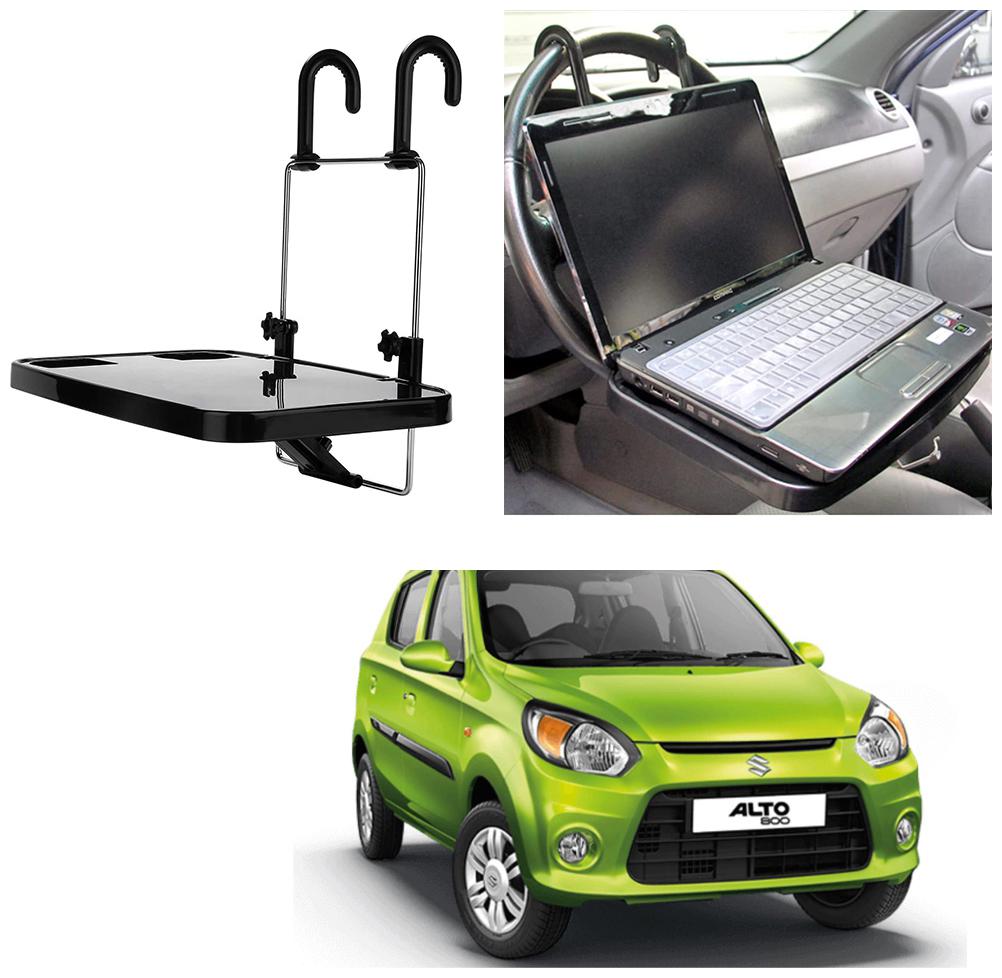 

Oshotto Foldable Laptop Tray Food Tray Cup holder Multi Functional Car Organiser for Maruti Suzuki-Alto-800