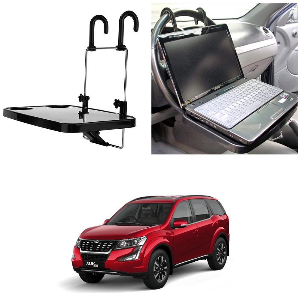 

Oshotto Foldable Laptop Tray Food Tray Cup holder Multi Functional Car Organiser for Mahindra Xuv-500