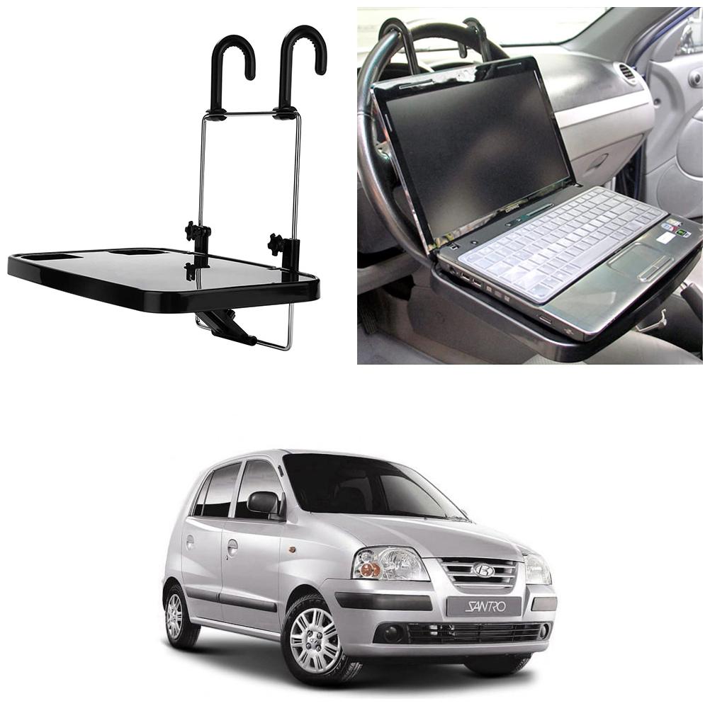 

Oshotto Foldable Laptop Tray Food Tray Cup holder Multi Functional Car Organiser for Hyundai XING 2019