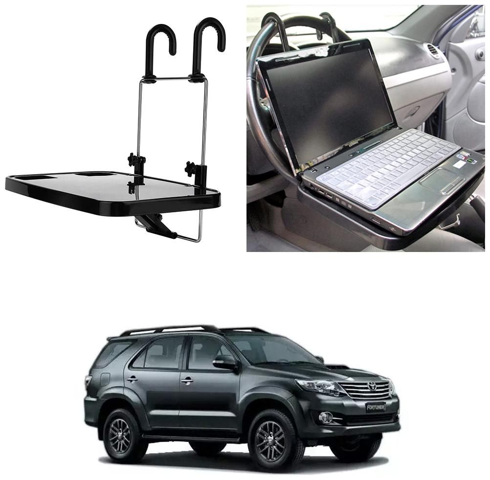

Oshotto Foldable Laptop Tray Food Tray Cup holder Multi Functional Car Organiser for Toyota Fortuner Old