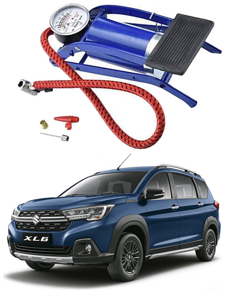 

Oshotto Portable High Pressure Foot Air Pump Heavy Compressor Cylinder Compatible with Maruti Suzuki XL6