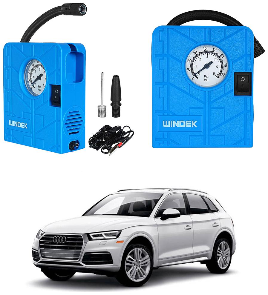 

Oshotto Windek Compact Air Pump Tire Inflator Compressor 300PSI Compatible with Audi Q5 (Blue)