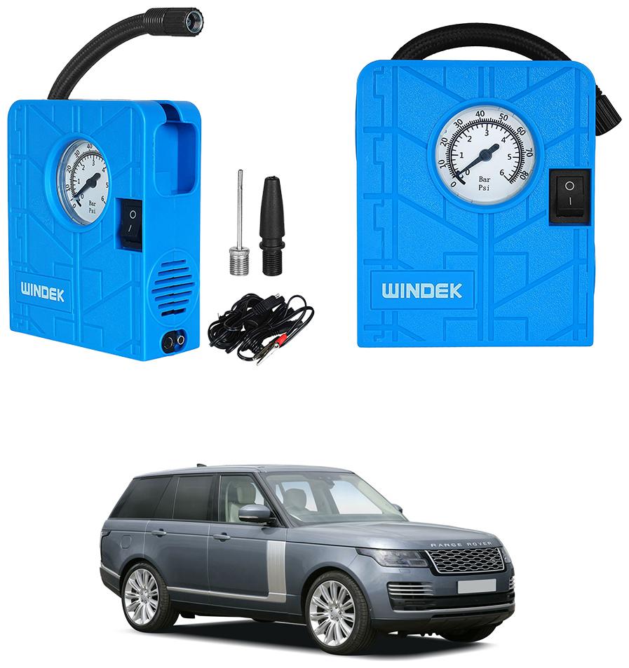 

Oshotto Windek 12V Portable Tire InflatorCompressor with LED Light for Rangerover Vogue (Blue)
