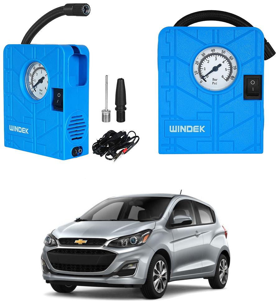 

Oshotto Windek Compact Air Pump Tire Inflator Compressor 300PSI Compatible with Chevrolet Spark (Blue)