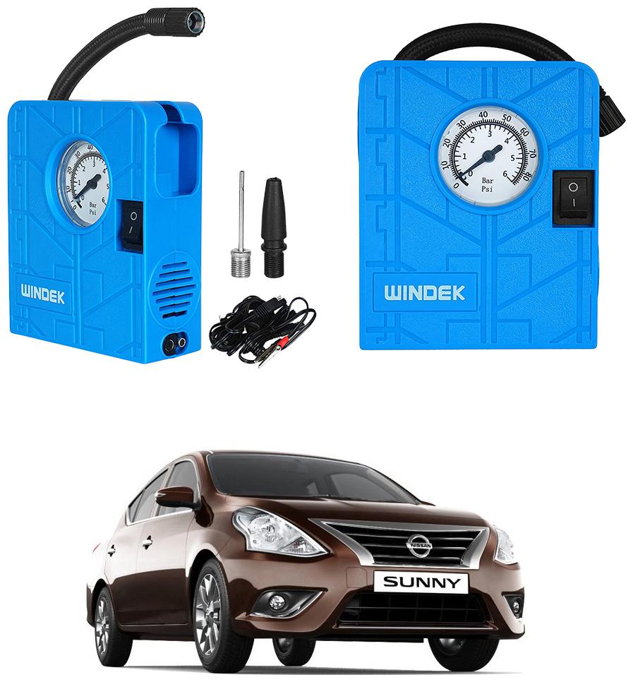 

Oshotto Windek Compact Air Pump Tire Inflator Compressor 300PSI Compatible with Nissan Sunny (Blue)