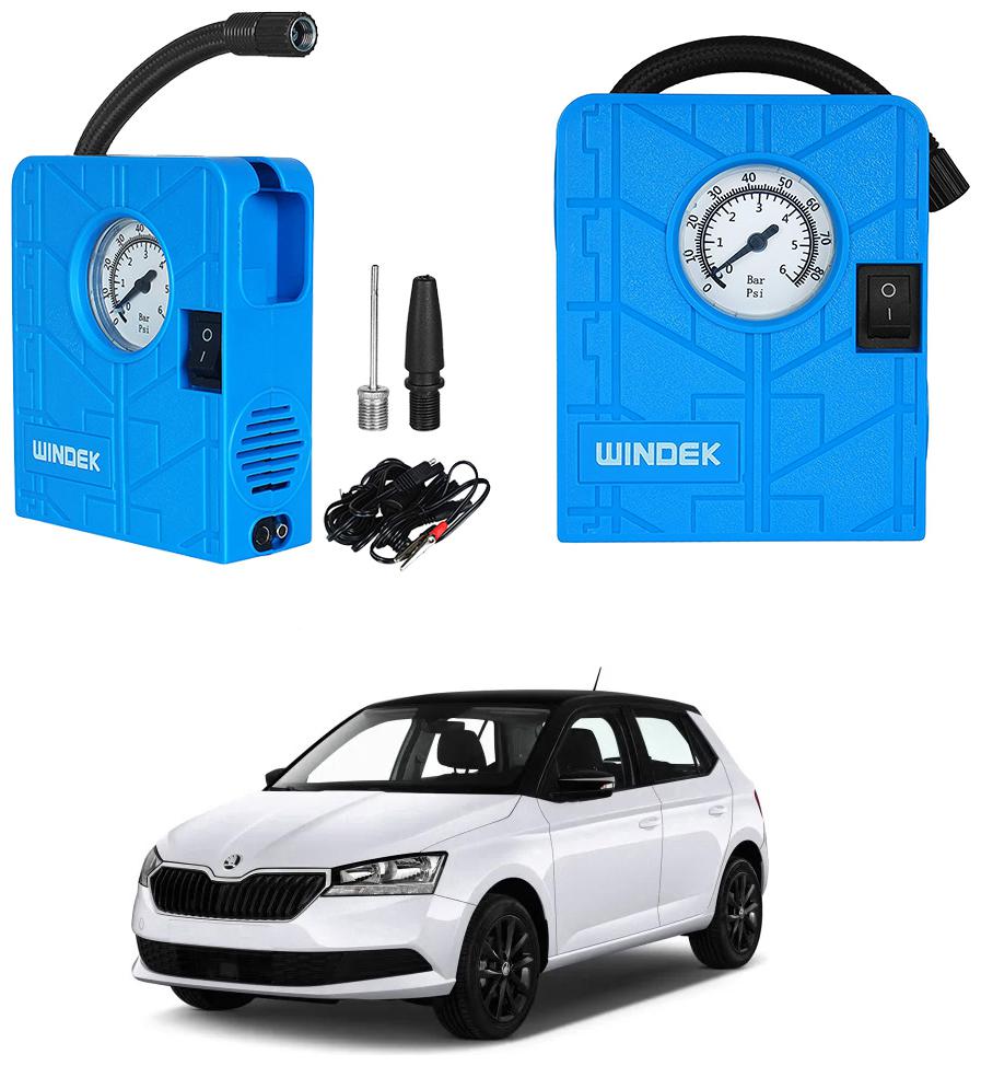 

Oshotto Windek Compact Air Pump Tire Inflator Compressor 300PSI Compatible with Skoda Fabia (Blue)