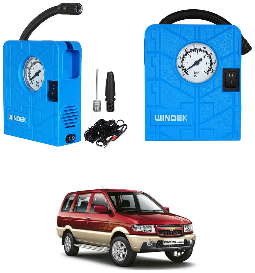 

Oshotto Windek Compact Air Pump Tire Inflator Compressor 300PSI Compatible with Chevrolet Tavera (Blue)