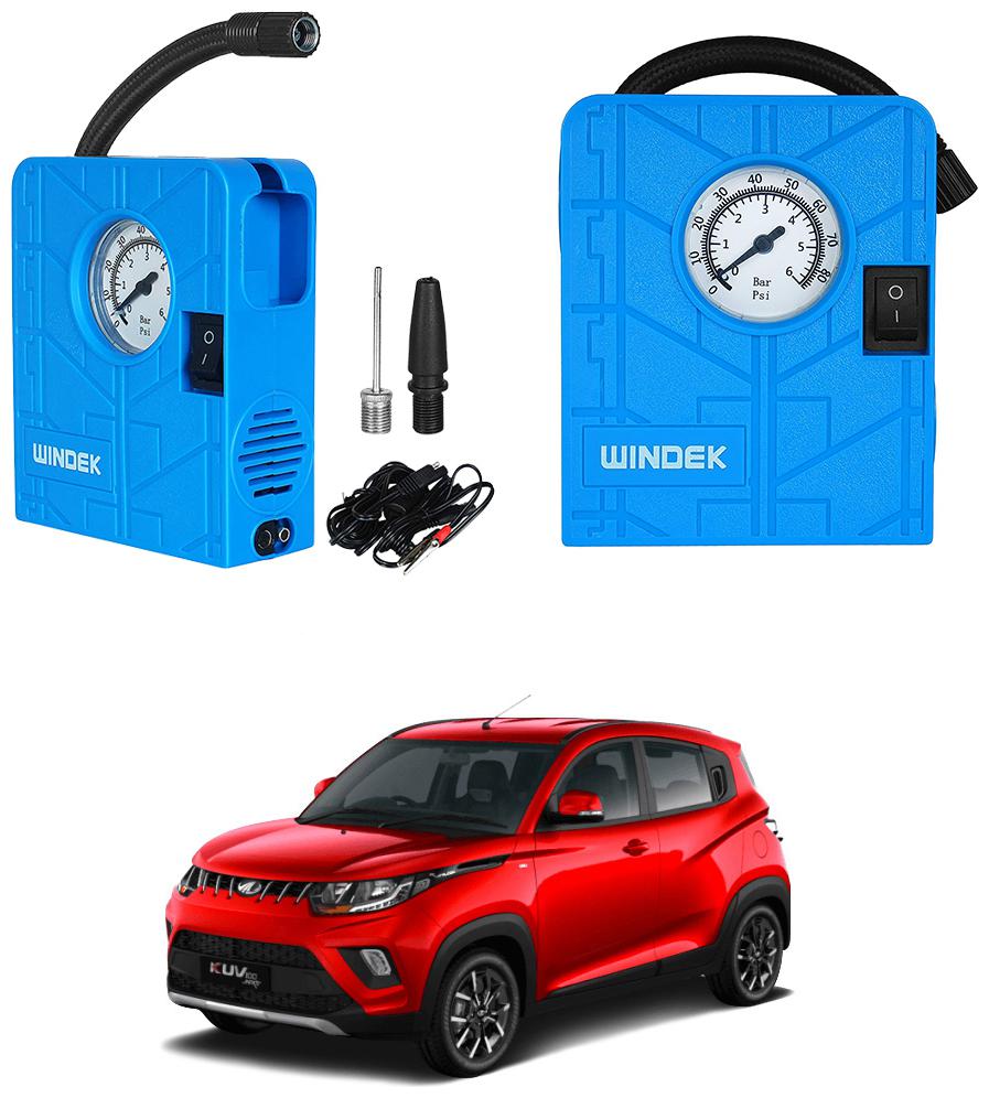 

Oshotto Windek Compact Air Pump Tire Inflator Compressor 300PSI Compatible with Mahindra Kuv-100 (Blue)