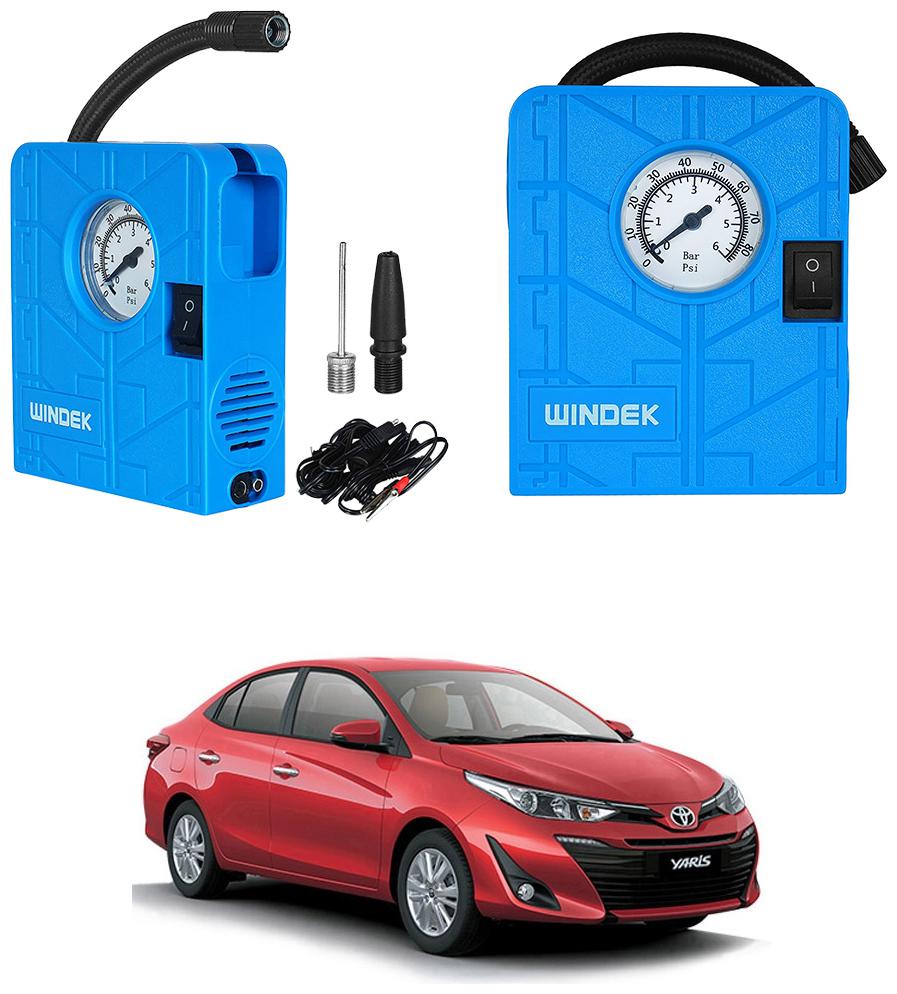 

Oshotto Windek Compact Air Pump Tire Inflator Compressor 300PSI Compatible with Toyota Yaris (Blue)