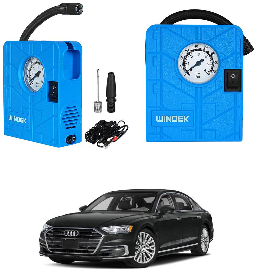 

Oshotto Windek 12V Portable Tire InflatorCompressor with LED Light for Audi A8 (Blue)
