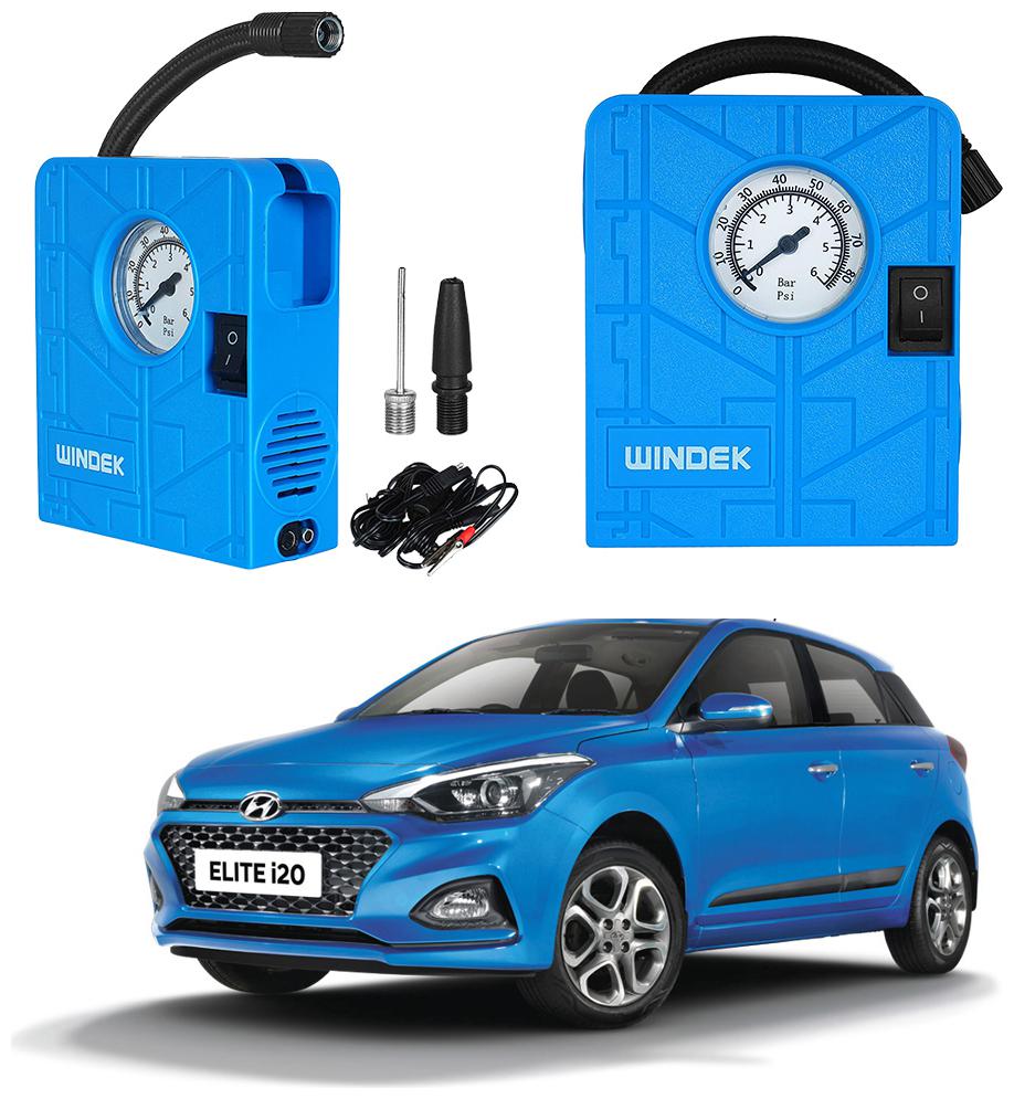 

Oshotto Windek Compact Air Pump Tire Inflator Compressor 300PSI Compatible with Hyundai i20 Elite Active (Blue)