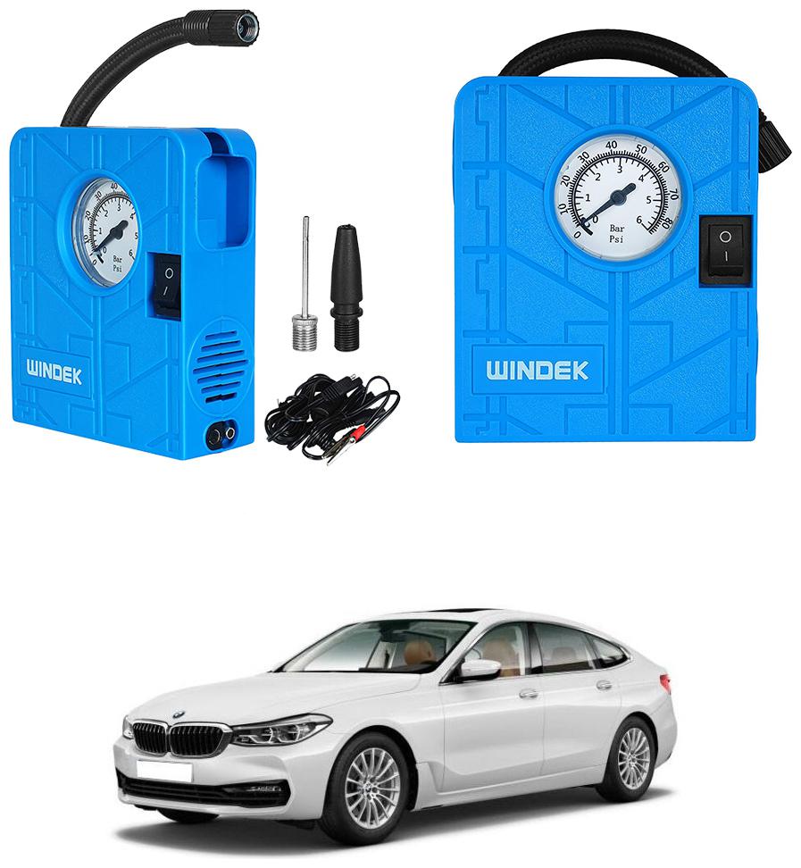 

Oshotto Windek Compact Air Pump Tire Inflator Compressor 300PSI Compatible with BMW 6 SERIES (Blue)