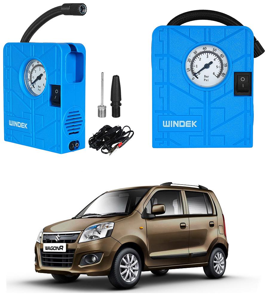 

Oshotto Windek Compact Air Pump Tire Inflator Compressor 300PSI Compatible with Maruti Suzuki Wagon R 2010 Onwards (Blue)