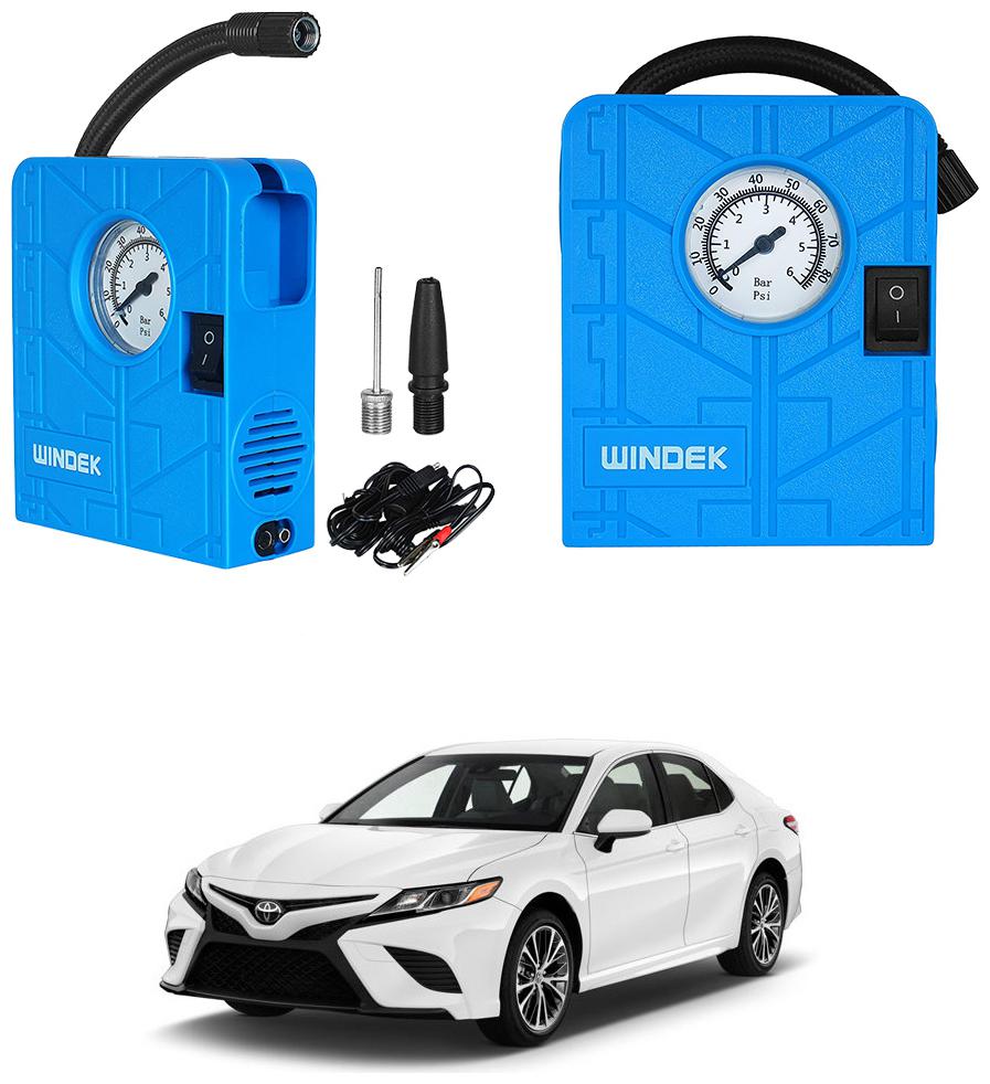 

Oshotto Windek Compact Air Pump Tire Inflator Compressor 300PSI Compatible with Toyota Camry (Blue)