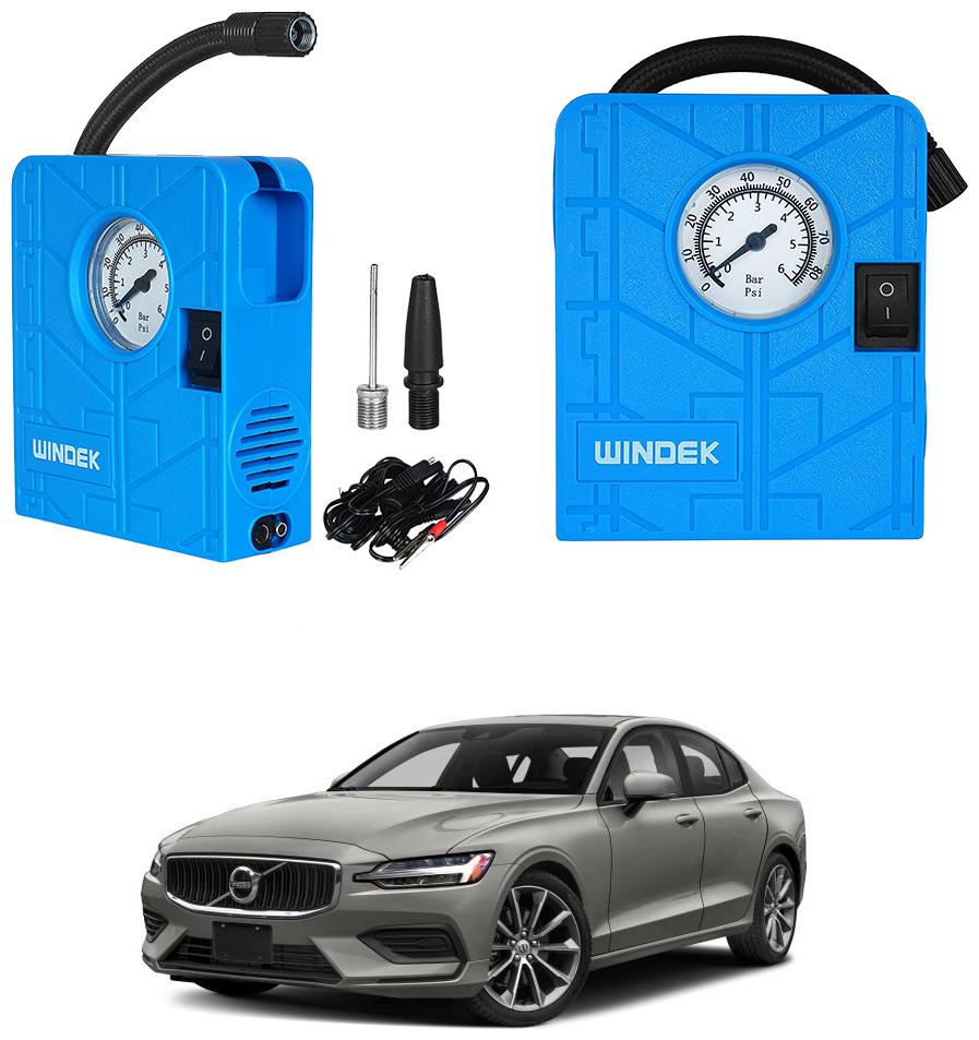 

Oshotto Windek Compact Air Pump Tire Inflator Compressor 300PSI Compatible with Volvo S-60 (Blue)