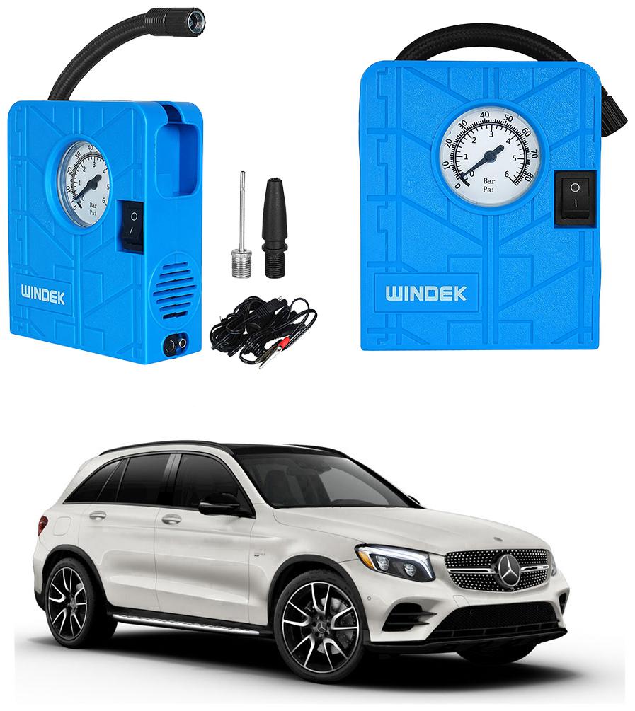 

Oshotto Windek Compact Air Pump Tire Inflator Compressor 300PSI Compatible with Mercedes-Benz Glc (Blue)