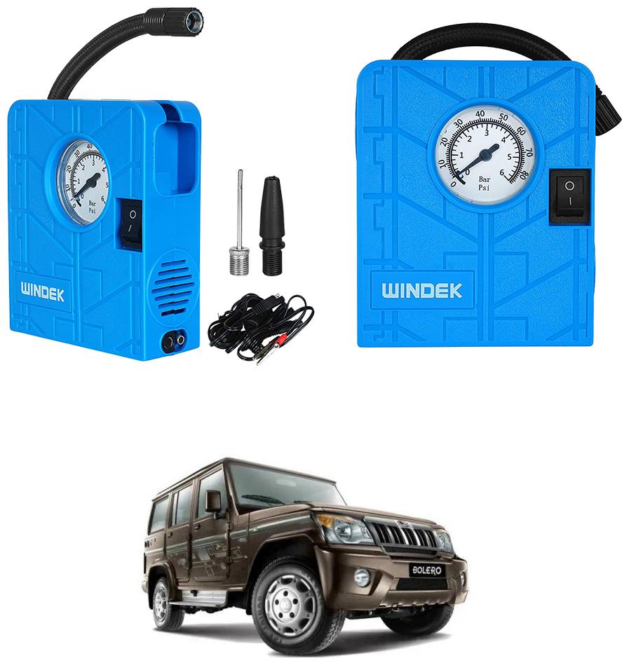

Oshotto Windek Compact Air Pump Tire Inflator Compressor 300PSI Compatible with Mahindra Bolero (Blue)