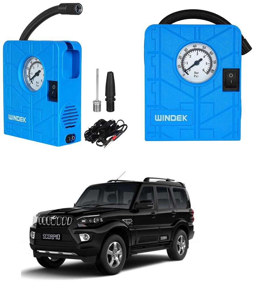 

Oshotto Windek Compact Air Pump Tire Inflator Compressor 300PSI Compatible with Mahindra Scorpio (Blue)
