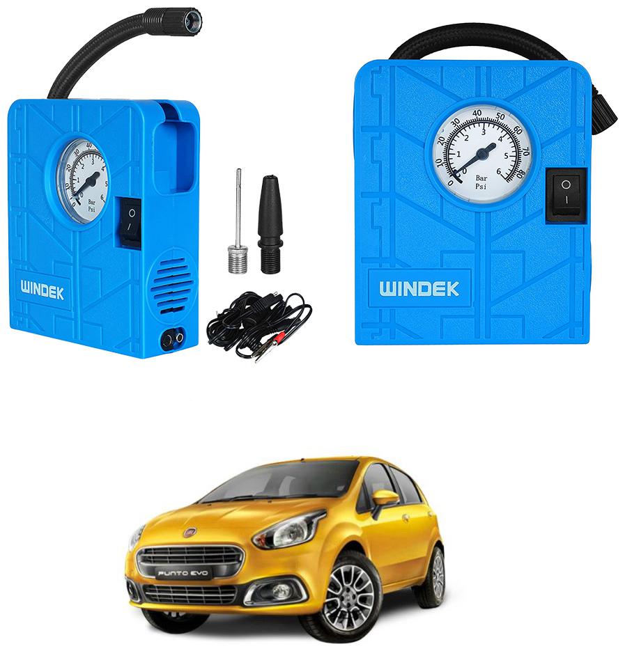 

Oshotto Windek Compact Air Pump Tire Inflator Compressor 300PSI Compatible with Fiat Punto (Blue)