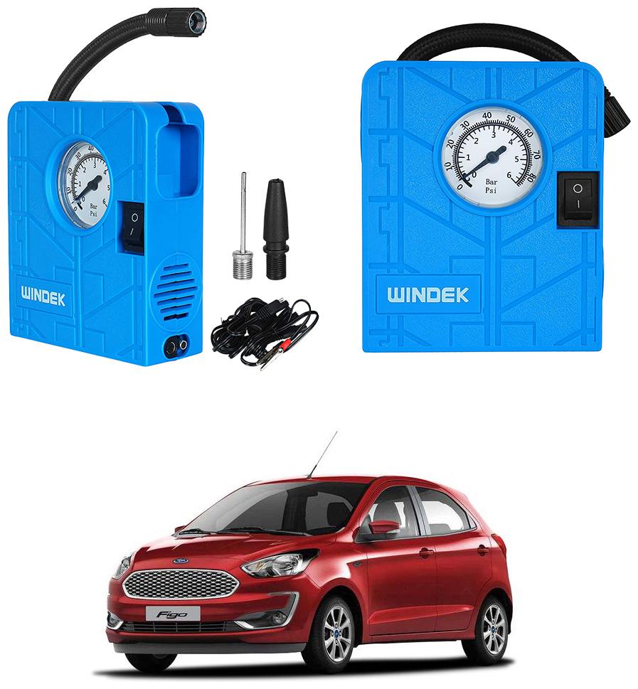

Oshotto Windek Compact Air Pump Tire Inflator Compressor 300PSI Compatible with Ford Figo (Blue)