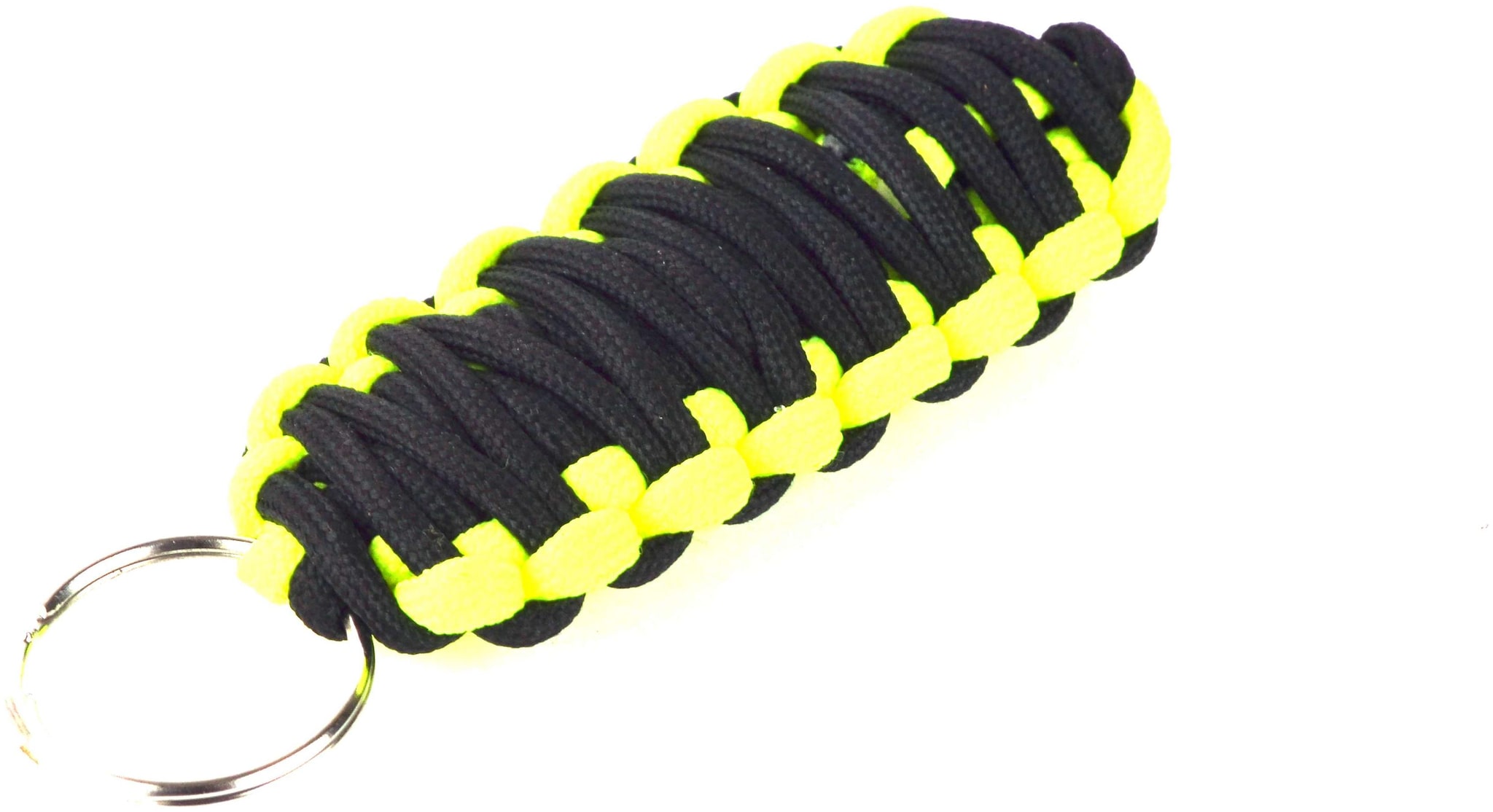 

Paracord 550 Best Survival Grenade key chain for Camping Hiking Outdoor Activities black yellow