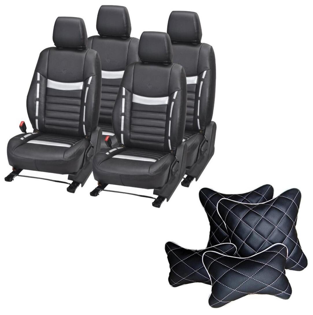 

Pegasus Premium Seat Cover for Chevrolet Aveo With Neck Rest And Pillow Cushion