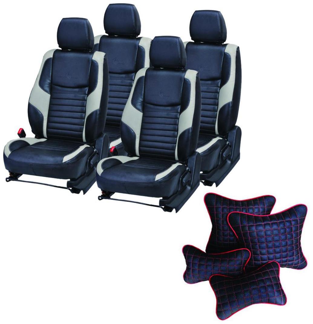 

Pegasus Premium Seat Cover for Maruti Zen With Neck Rest And Pillow Cushion